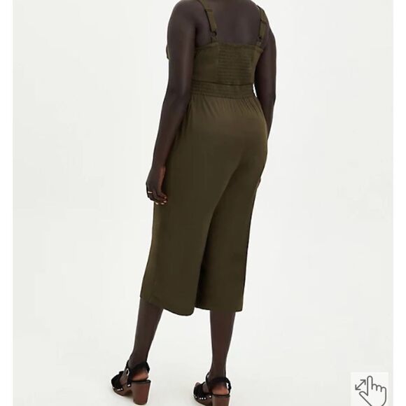 Torrid Green Pinafore Jumpsuit - Picture 4 of 16